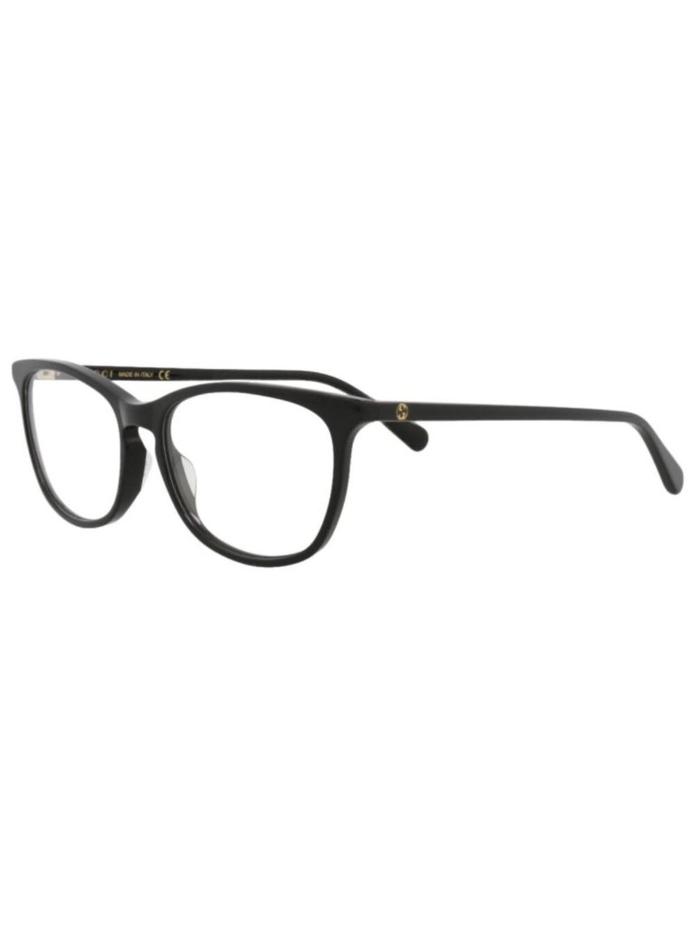 New Gucci Womens Round/Oval Black Black Transparent Fashion Designer Eyeglasses